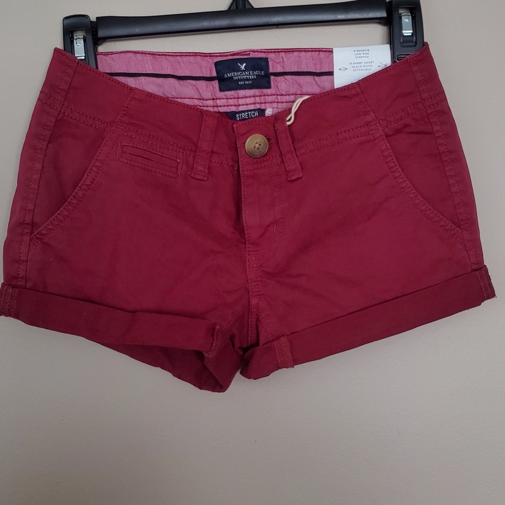 NWT American Eagle AE Shortie Shorts 00 Low Rise
